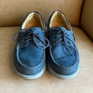 Samuel Hubbard Men's Classic Boat Shoes Blue Leather Size 10.5 Casual
